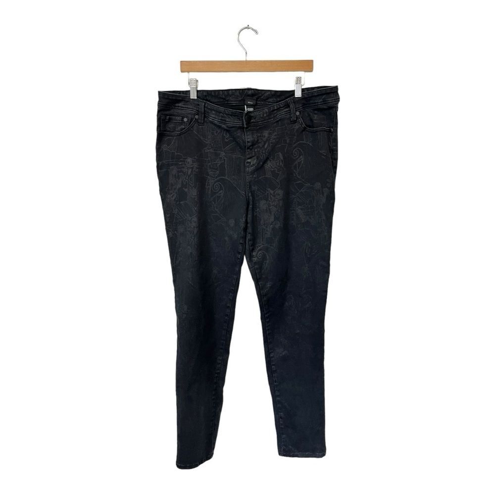 Disney‎ | Tim Burton The Nightmare Before Christmas Jeans Size 20 Black Graphic
